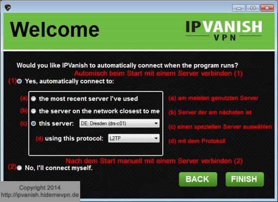 Konfiguration Einstellungen
