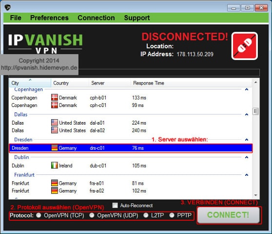 Verbindung herstellen